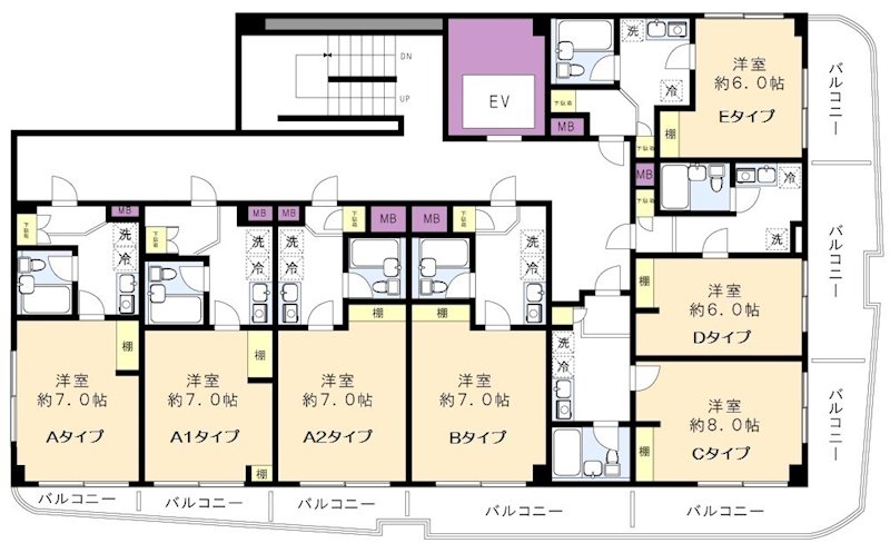 グランデール北野 間取り