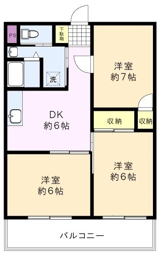 出浦コーポⅢ 間取り