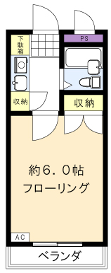 メゾンドフローレスⅡ 間取り